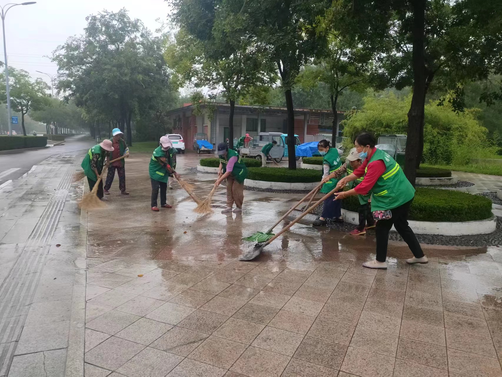 “三看三比”争一流 | 寿光园林建设集团：全员上岗 全力做好公园绿地安全保障工作